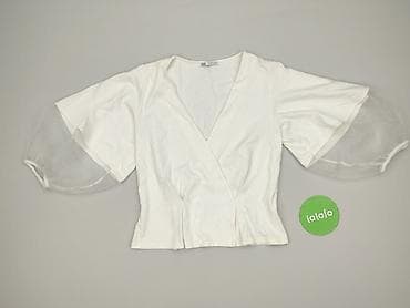 azurowa bluzka: Zara, Bluzka damska, rozmiar M — 3