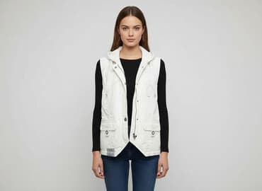 kombinezon narciarski bialy: Colours of the World, Kamizelka damska, rozmiar S — 6