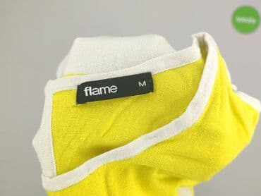 bluzka żółta w czarne paski: Flame, Bluzka damska, rozmiar M — 4