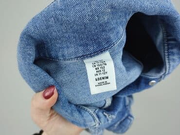 kurtka dziewczynka: Dziecięca kurtka jeansowa, 12 lat, 146-152 cm, H&M, stan - Bardzo dobry — 4