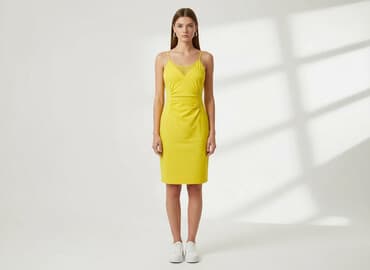 reserved żółta spódnice: Trafaluc, Sukienka damska, rozmiar S — 7