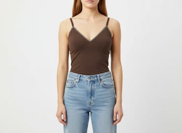 koszulka na ramiączkach jedwabna: T-shirt damski, rozmiar S — 5