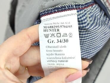 oliwkowe buty: Hunter ORIGINAL, Chinosy dla mężczyzn, rozmiar L — 4