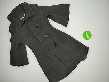 clothes silver: Women`s trench, size S — 2