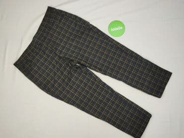 rajstopy w kratę: Spodnie materiałowe damskie, rozmiar S — 2