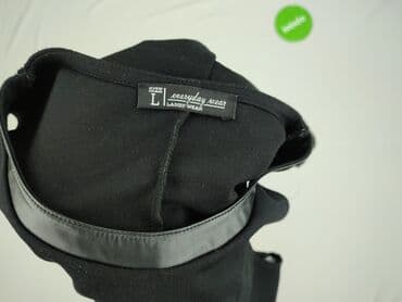 czarna sukienka dla 60 latki: Sukienka damska, rozmiar L — 4