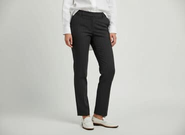 piżamy damskie allegro: Spodnie materiałowe damskie, rozmiar L — 7