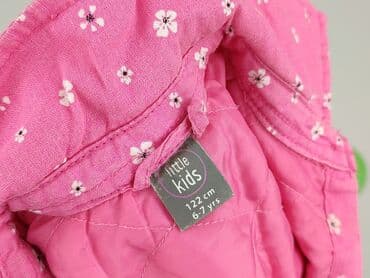 body z kubusiem puchatkiem: Shirt 7 years, condition - Very good, pattern - Floral, color - Pink — 4
