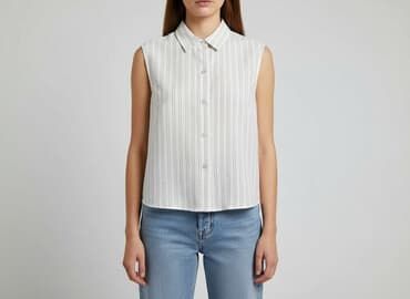 koszula wiya w paski: Bluzka damska, rozmiar L — 5