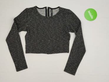 srebrny top h m: Stradivarius, Top damski, S — 2