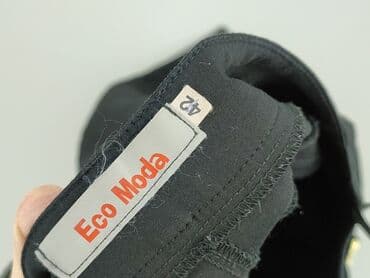 cargo wide leg: Emamoda, Spodnie materiałowe damskie, rozmiar M — 4