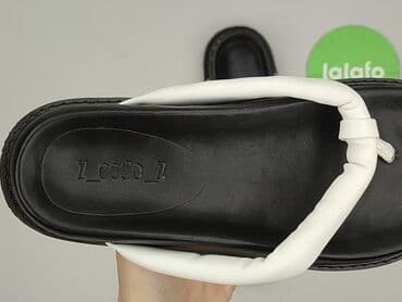 kapcie z białą podeszwą: Japonki damskie, rozmiar 37 — 4