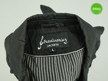 marynarka biala: Stradivarius, Marynarka damska, rozmiar L — 5