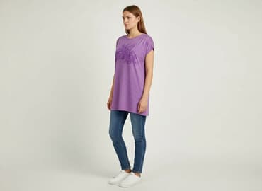 bluzki z printem: Tunika damska, rozmiar M — 6