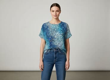 bluzki jeansowe: Bluzka damska, rozmiar S — 5