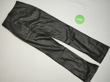 spodnie skurzane: Stradivarius, Legginsy Ze skóry ekologicznej damskie, rozmiar M — 3