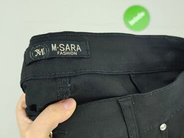 spódnice plisowane tiulowe czarne: M.Sara, Material trousers for women, size S (EU 36) — 5