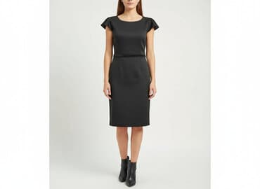 czarne sukienki modna kiecka: Sukienka damska, rozmiar S — 1