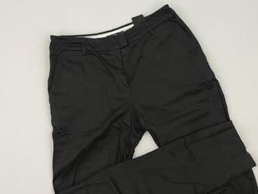 zara woskowane spodnie: H&M, Material trousers for women, size XS (EU 34) — 1