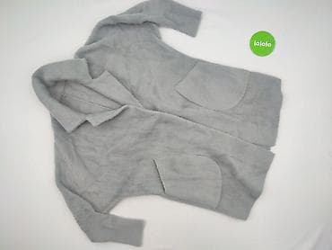 sweter patchwork: Women`s cardigan, size 7XL — 2