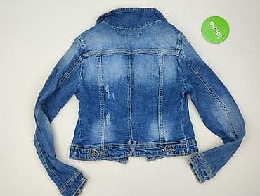 mango bomberka: Stradivarius, Kurtka jeansowa damska, rozmiar M — 3