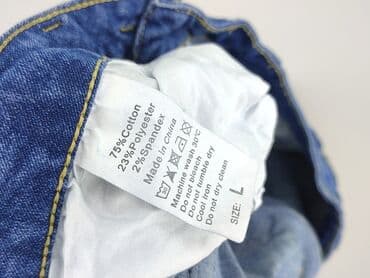 jeansy w stokrotki: Jeansy damskie, rozmiar L — 4