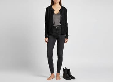 tanie narzutki damskie: Kardigan damski, rozmiar S — 6