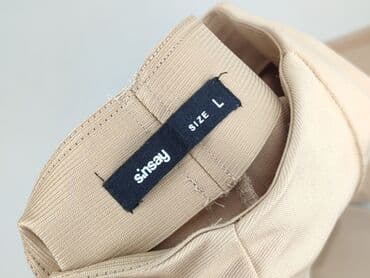 sinsay spodnie bezowe: Sinsay, Spodnie materiałowe damskie, rozmiar L — 11