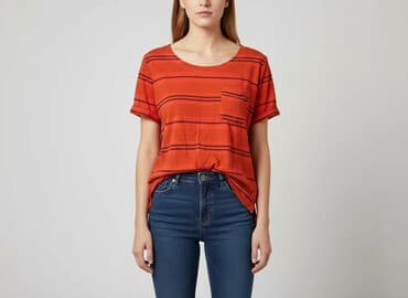 koszula wiya w paski: T-shirt damski, rozmiar S — 5