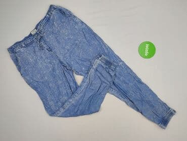 Women: Papaya, Material trousers for women, size L (EU 40) — 2