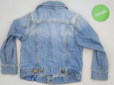 bluza od h: Dziecięca kurtka jeansowa, 5-6 lat, 110-116 cm, H&M, stan - Bardzo dobry — 3