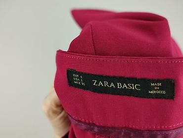 garnitur czerwony zara: Zara, Spodnie materiałowe damskie, rozmiar L — 5