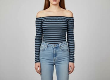 koszula damska z gumką na dole: Women's blouse, size S — 1