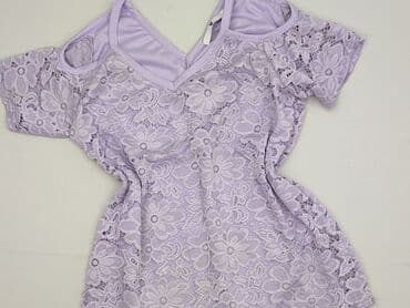 fioletowa marynarka h m: Bluzka damska, S — 1