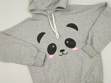 sweter w pandy: Bluza z kapturem damska, rozmiar S — 1