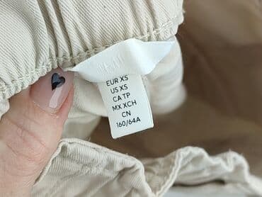 bezowe spodenki damskie: H&M, Szorty damskie, rozmiar XS — 4