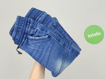 spodnie w kropki dla chlopca: Spodnie jeansowe, Lupilu, 1.5-2 lat, 92, stan - Bardzo dobry — 6