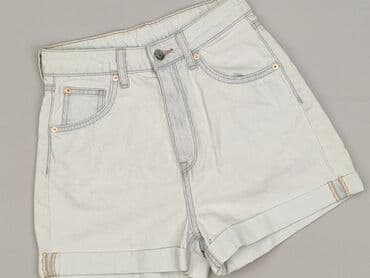 krótkie spodenki z wysokim stanem jeansowe: H&M Divided, Szorty damskie, rozmiar XS — 2