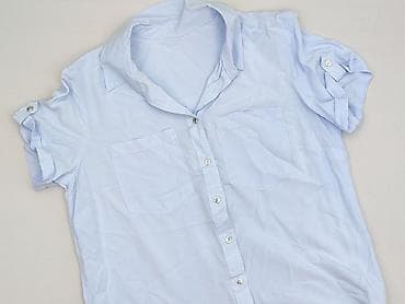 chabrowa bluzki plus size: Koszula damska, rozmiar M — 1