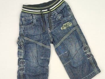 spodnie goodies woskowane: Denim pants, George, 12-18 months, condition - Very good — 1