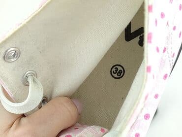 srebrne klapki ccc: Trampki damskie, 38 — 7