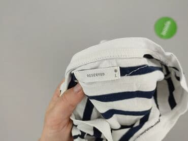 reserved koszulka w paski: Reserved, T-shirt damski, rozmiar L — 4