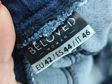 biale leginsy 104: Beloved, Legginsy Eleganckie damskie, rozmiar XL — 4