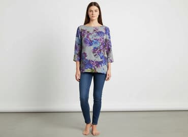 złote bluzki wieczorowe: Bluzka damska, rozmiar S — 6