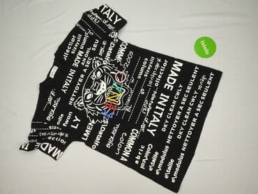 czarne cargo pull and bear: Koszulka dla mężczyzn, M — 2