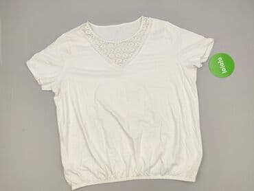 bluzki z muslinu: Tu, Bluzka damska, 4XL — 2