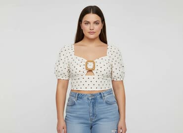 marynarka damska duże rozmiary: Qed London, Bluzka damska, rozmiar XL — 6