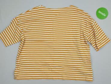 koszulka żółta w czarne paski: Karen by Simonsen, T-shirt damski, rozmiar XL — 3