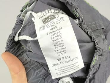 elegancka koszulka: Baby material trousers, 9-12 months, 74-80 cm, Ergee, condition - Very good — 5