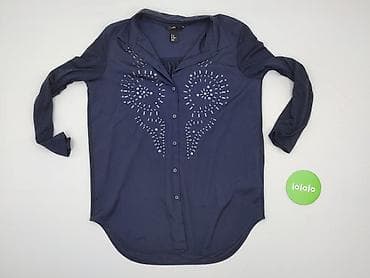 koszula niebieska hm: H&M, Koszula damska, rozmiar XS — 2